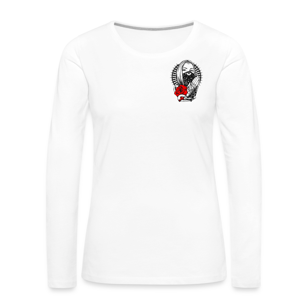 Women's Blessed Premium Long Sleeve T-Shirt - white