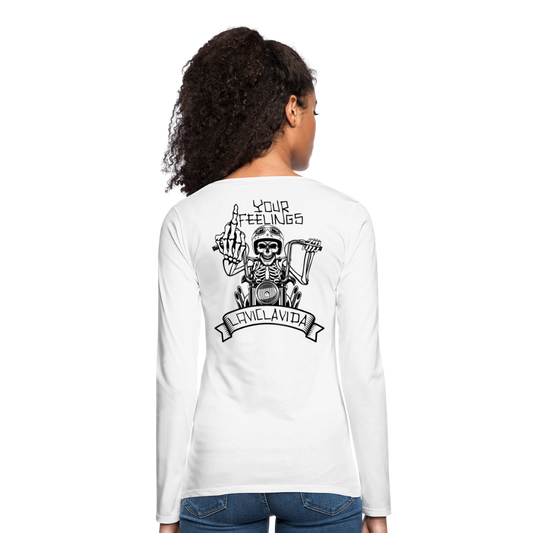 Women's FUF Premium Long Sleeve T-Shirt - white