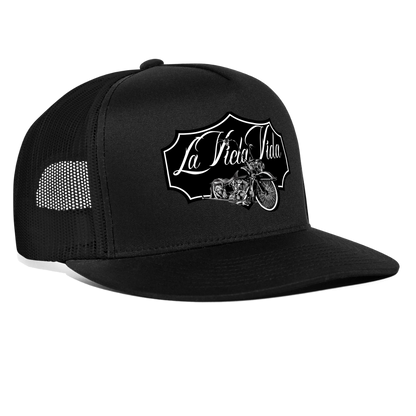 Badge = Trucker Cap - black/black