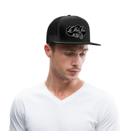 Badge = Trucker Cap - black/black