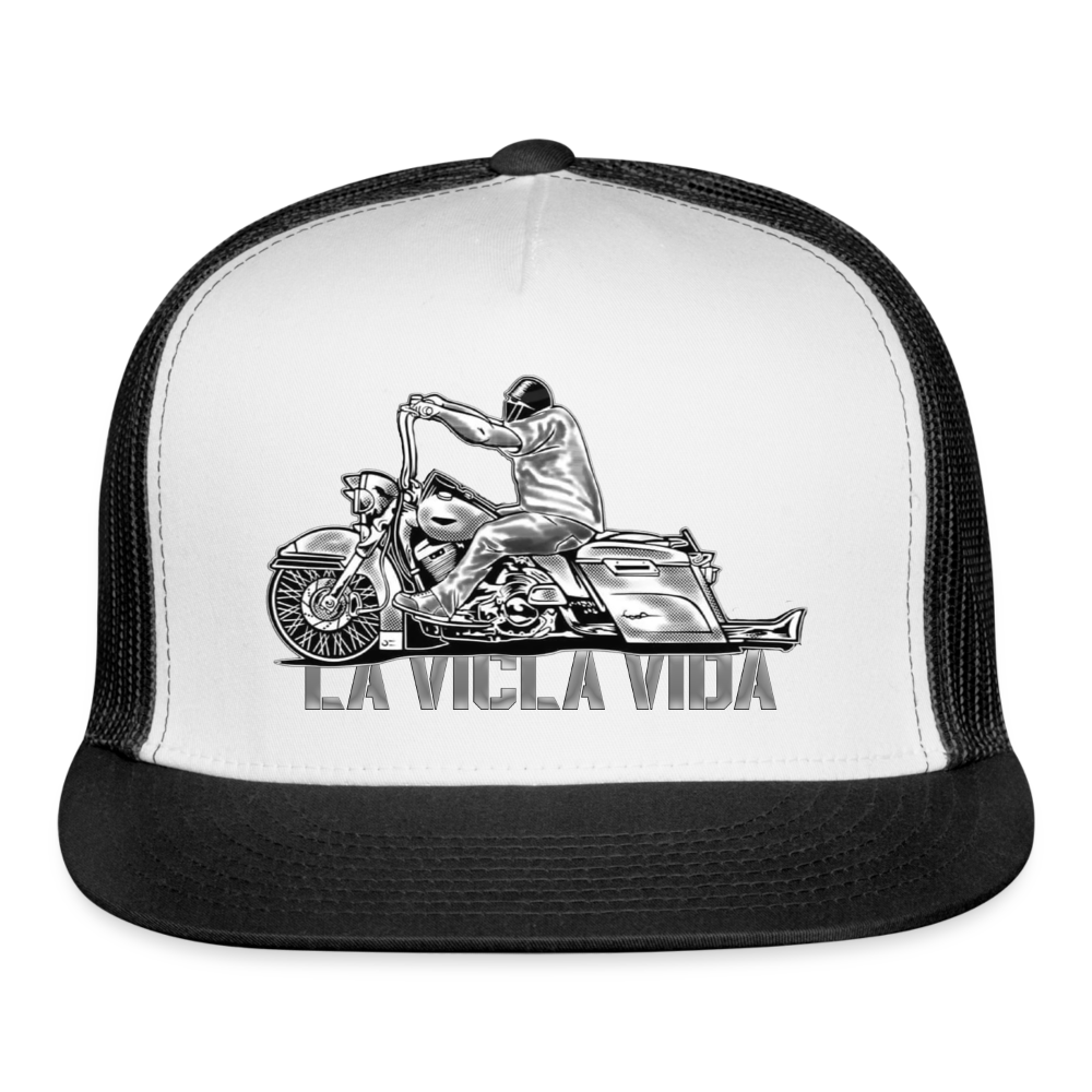 La Vida Trucker Had - white/black