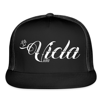 LaViclaVida Trucker Hat - black/black