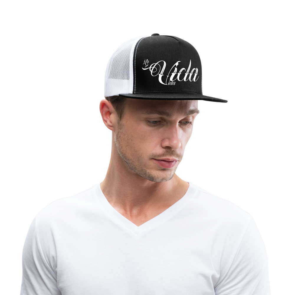 LaViclaVida Trucker Hat - black/white