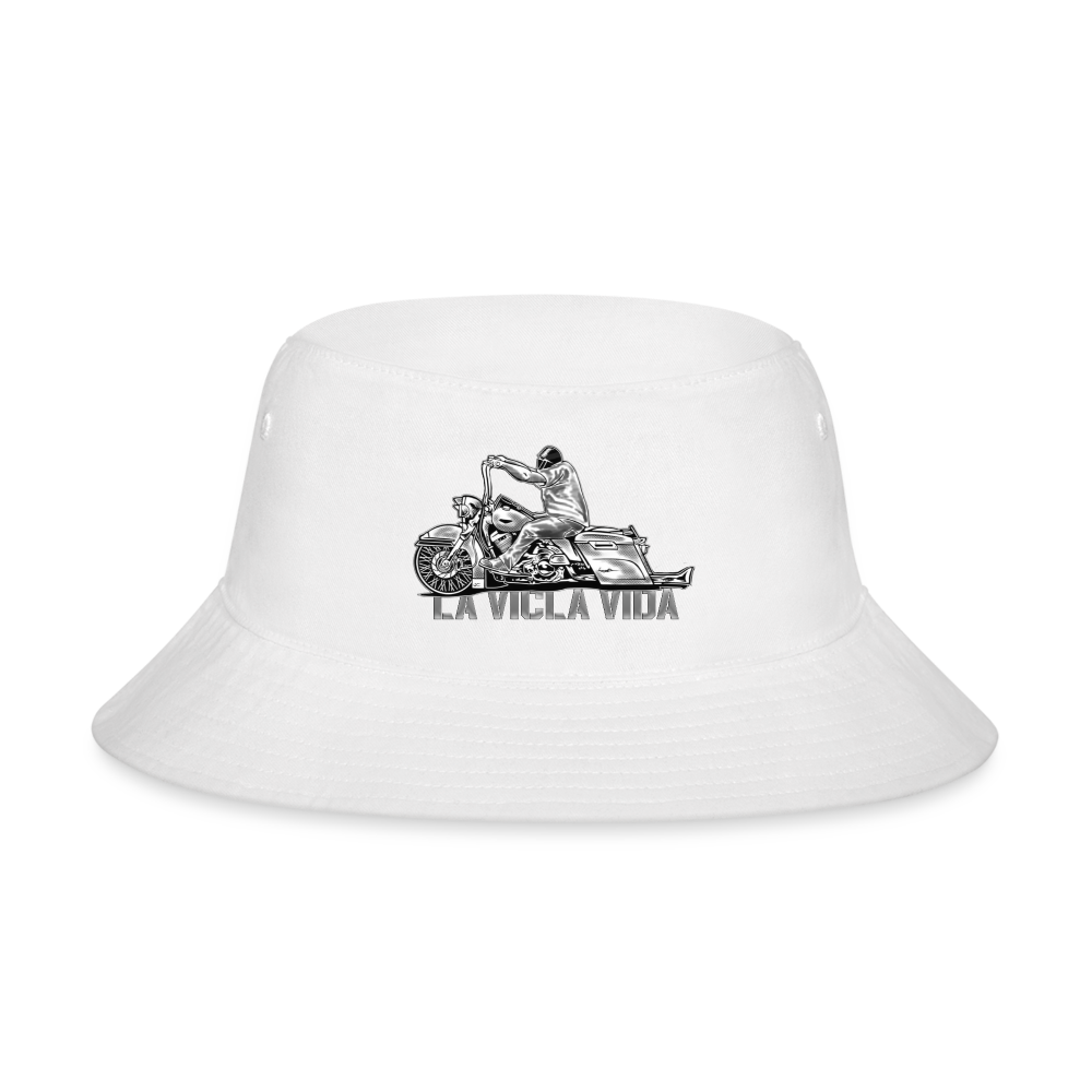 Bucket Hat - Grey Road KIng - white
